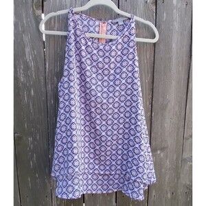 Valerie Stevens size L double layered tank top high low lagenlook